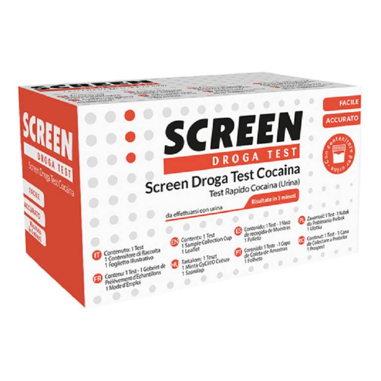 SCREEN DROGA TEST COCAINA